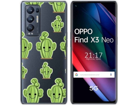 Carcasa Oppo Find X3 Neo TUMUNDOSMARTPHONE Cactus