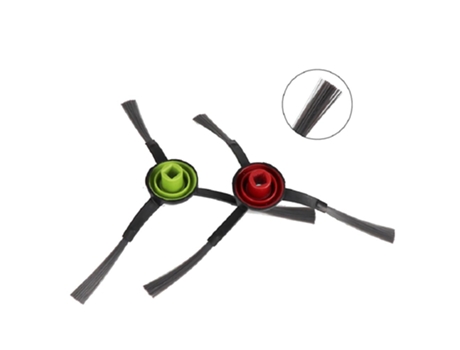 Escova lateral com roda universal para ecovacs x1 turbo omni