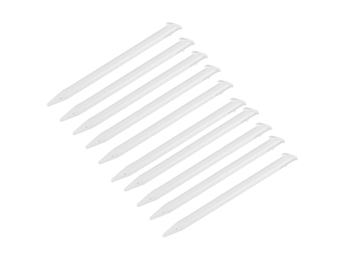 Stylus (portátil, Compatible Con Pantalla Táctil) 10 Piezas Nuevas Stylus Para 3dsxl (blanco)