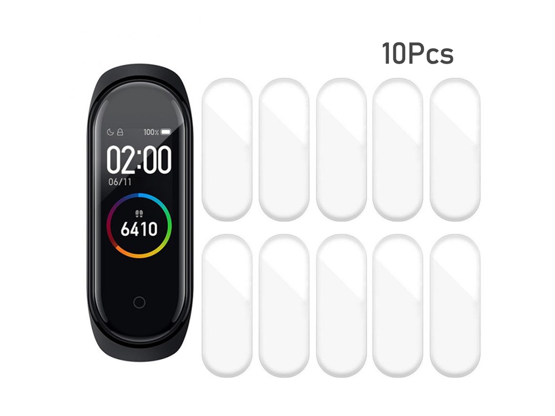 Protetor de tecido D2026n para Xiaomi Mi Band 5 Filme de cobertura completa Flexível Tpu Anti arranhões Anti impressão digital