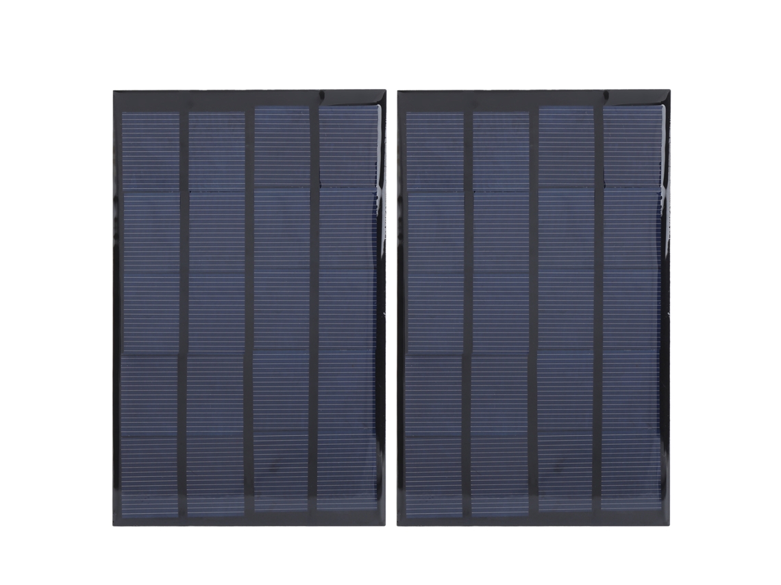 2026velora-2 Piezas Panel Solar Epoxi Mini Placa De Alimentación 5v 2w 142x88mm Para Lámpara Diy