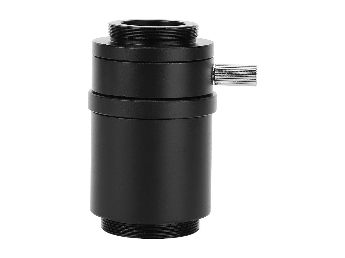 Adaptador de cámara para microscopio estéreo aleatorio de aluminio Interfaz CTV de 25 mm