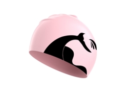 Gorros de natación de silicona para cabello largo con orejas cubiertas