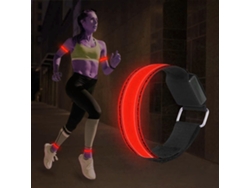 Pulseras Reflectantes Luminosas Usb Para Correr, Caminar Y Practicar Deportes Al Aire Libre.