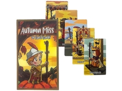 Cartas del tarot Autumn Miss de 127 cm, baraja de adivinación y profecía, juego de mesa para fiestas familiares