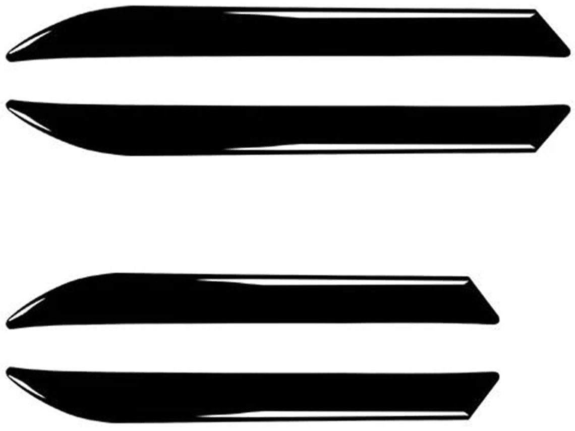 Adhesivo Decorativo De Fibra Carbono Para El Panel La Puerta Del Interior Coche Tiguan 2013-2017 (fibra Roja)