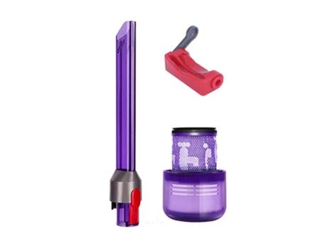 Acessórios de Aspirador Para Dyson V7 V8 V10 V11 V12 V15 cabezal de cepillo de iluminación Led adaptador tubo boquilla hendidura