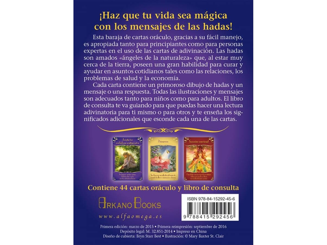 Libro Mensajes Mágicos De Las Hadas de Doreen Virtue (Español)