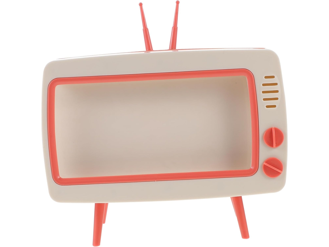 Servilletero Con Forma De Televisor - Rosa