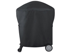 Cubierta Impermeable Para Barbacoa Weber Q1000 Q2000 Serie Carrito Deslizante De Tela Oxford Negro