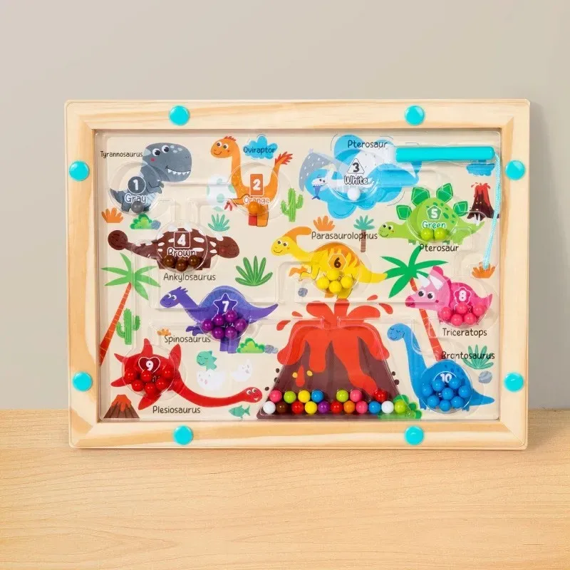 Juego Montessori De Clasificación Magnética Por Colores: Mejora La Atención Y La Motricidad Fina Un Juguete Educativo Para Niños.