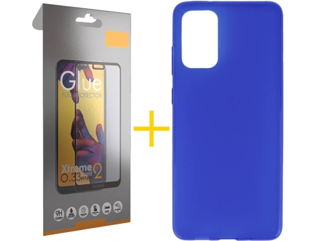 Kit Funda + Protector de Pantalla Samsung Galaxy S20 FE SKYHE Full (Azul)