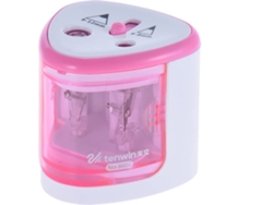 Cortador de bolígrafos eléctrico rosa*