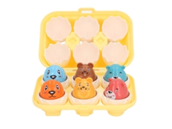 Juego De 6 Piezas De Juguete Educativo Con Forma De Huevo Para Niños Twist Egg Df32