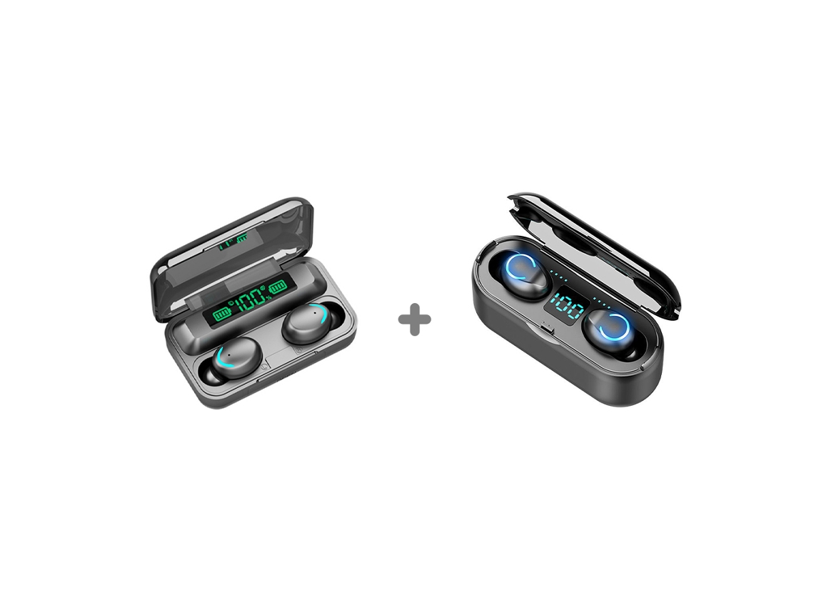 Auriculares Inalámbricos True Wireless Bluetooth Recargables Y Resistentes Al Agua Con Sonido Estéreo