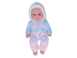 Rebe - Boneca Reborn de 28 cm com articulações móveis, corpo macio e roupas fofas.
