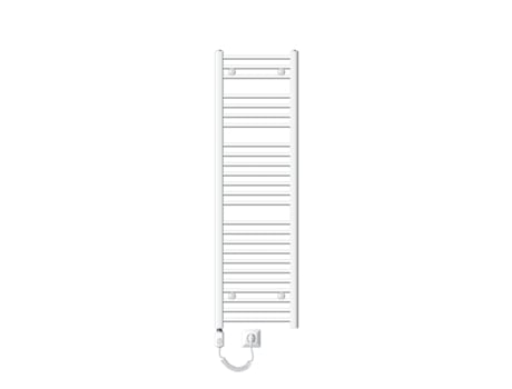 Radiador eléctrico de baño con barra calefactora de alta potencia 900W - 400x1500 mm - Blanco LUXEBATH