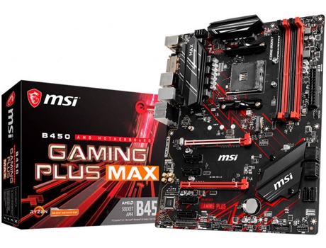 Placa Base MSI B450 GAMING PLUS MAX (Socket Zócalo AM4 - AMD B450 - ATX)