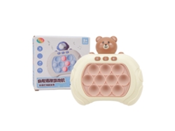 Juguete Sensorial De Burbujas Push Pop, Educativo Para Aliviar La Presión En Niños De 3 Años En Adelante, Color Marrón.