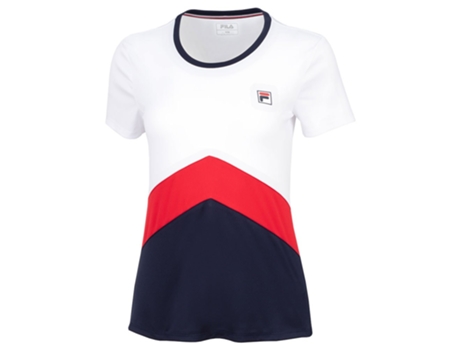 Camiseta de Mujer para Deporte FILA SPORT Aurelia Azul (L)