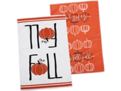 Juego de 2 paños de cocina decorativos de otoño en microfibra, absorbentes y multiusos, ideales para lavar platos y limpiar - Vayotoy