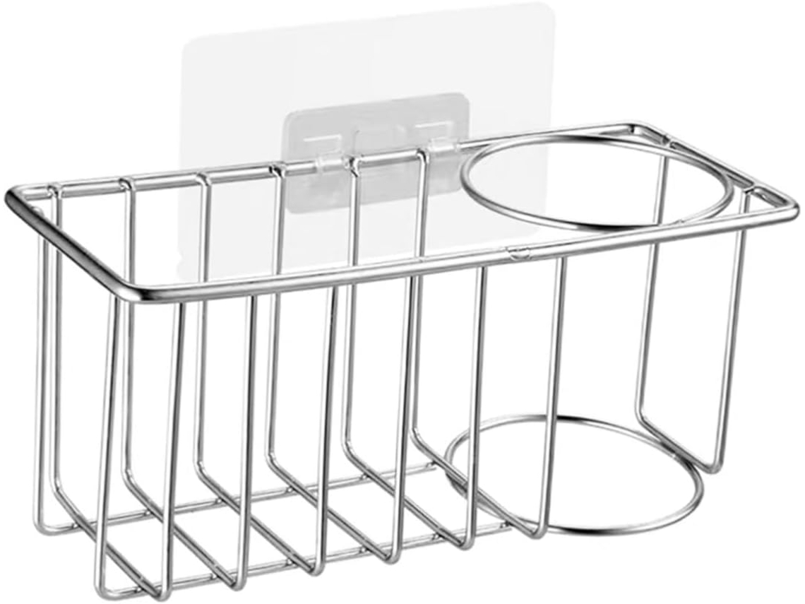 Escurridor De Fregadero El Soporte Para Esponjas Está Hecho Acero Inoxidable Diseño Hueco Permite Que Agua