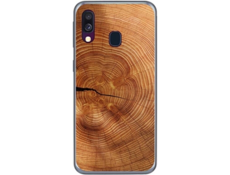 Carcasa Samsung Galaxy A40 TUMUNDOSMARTPHONE Madera 04 Multicolor