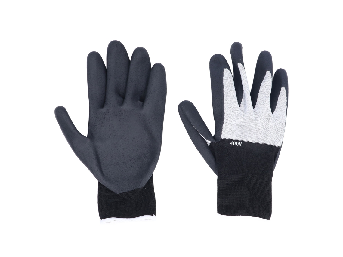 Guantes De Electricista, Aislados, 400 V, Resistentes A Alta Tensión, De Caucho Ignífugo, Antideslizantes, Talla L