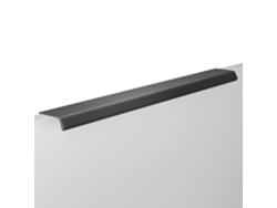 Tirador Para Mueble En Zamak Distancia Entre Ejes En 160mm Acabado En Barniz Negro Mate
