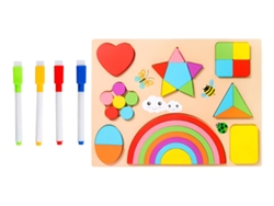 Juguete rompecabezas de madera, juguete educativo Slowmoose