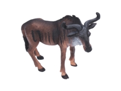 Figura De Animal Salvaje Realista Ñu Juguete De Plástico Selva Africana Juego Regalo Educativo