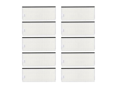 10 peças de filtros de substituição para robô ecovacs deebot ozmo u2 dgn22