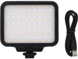 Luz Para Cámara Rgb 14×13×4 2500 A 9900 K Regulable Fotografía A Todo Color 21 Efectos