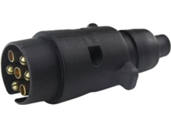 Conector Redondo Estándar De Plástico Para Remolque De Coche, 12 V, 7 Vías, Enchufes De Clavija Para Remolque.