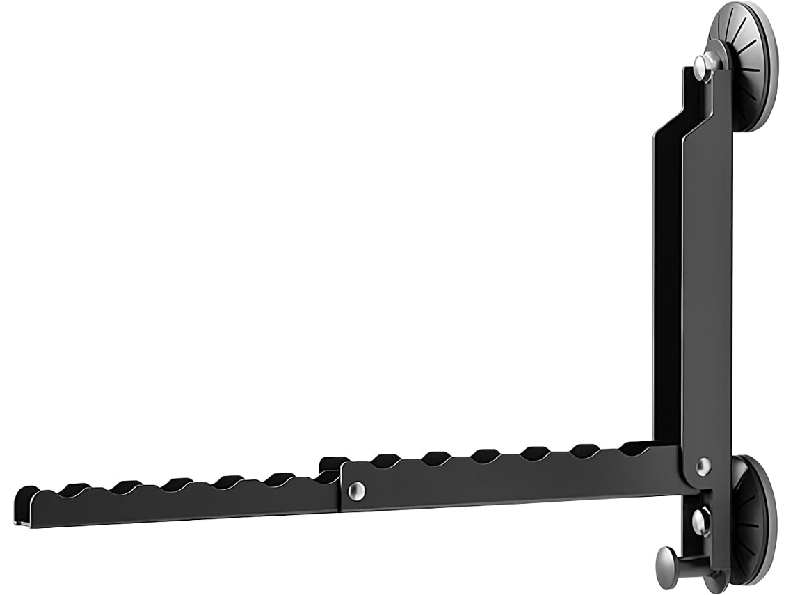 Soporte de pared plegable decorativo, sin necesidad de taladrar, para dormitorio, baño, cocina, lavadero, garaje, entrada y Slowmoose.