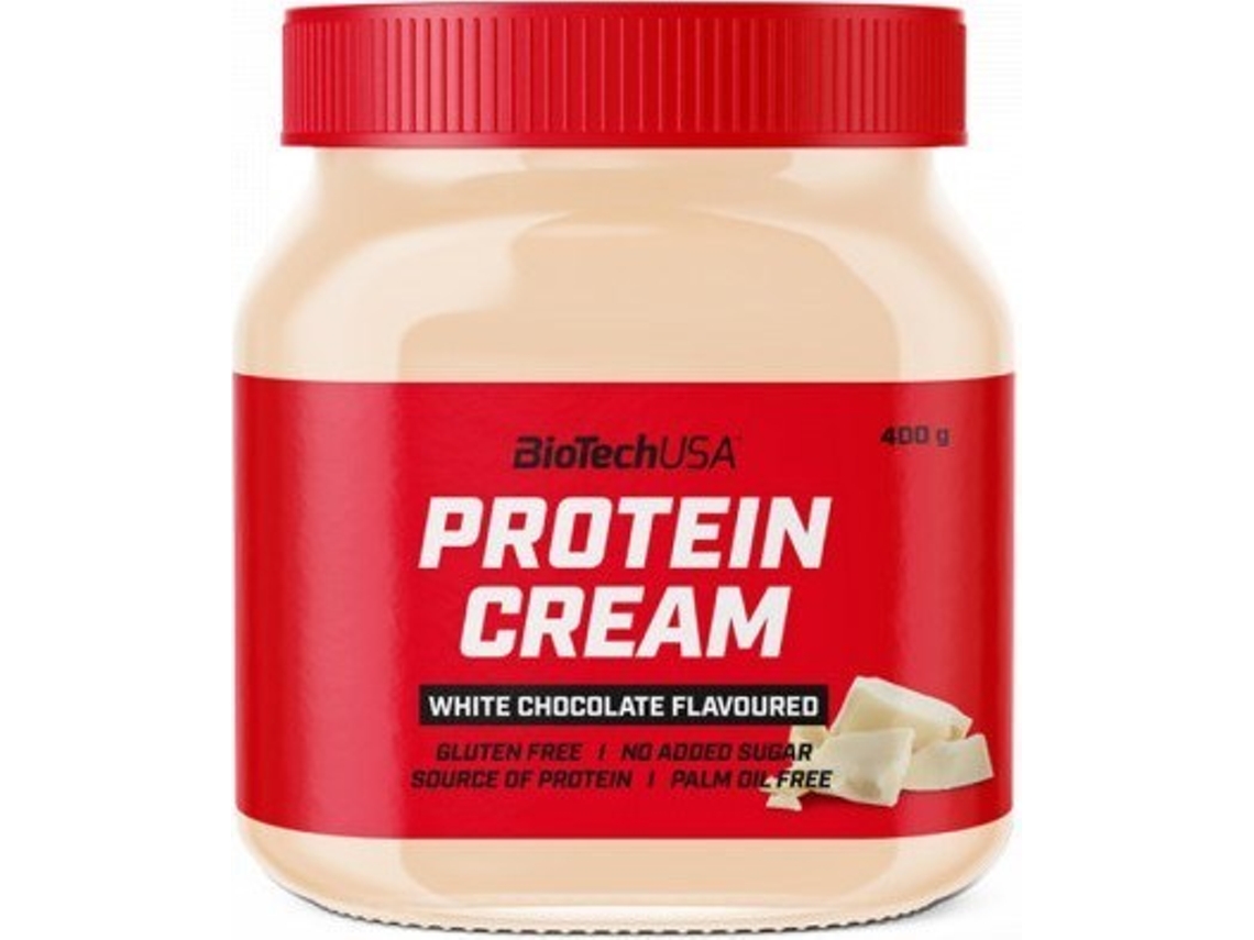 Proteína BIOTECH USA Biotechusa Cream (400 Gr - Chocolate Blanco)