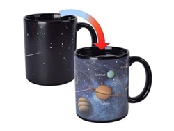 Taza De Café Cambia Color, Taza De Porcelana Cielo Estrellado Sistema Solar Regalo Cumpleaños