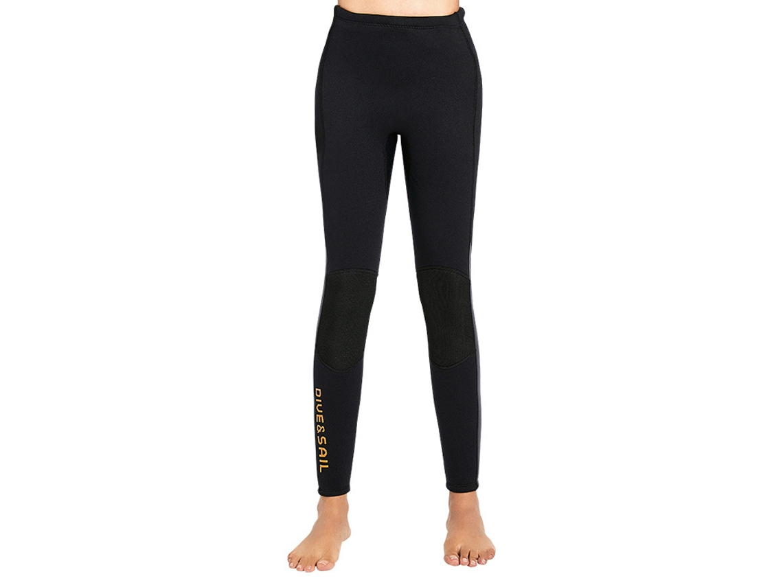Calças De Neoprene 3mm Para Mulher Mantenem Calor Proteção Uv50+ Para Surf Natação Mergulho