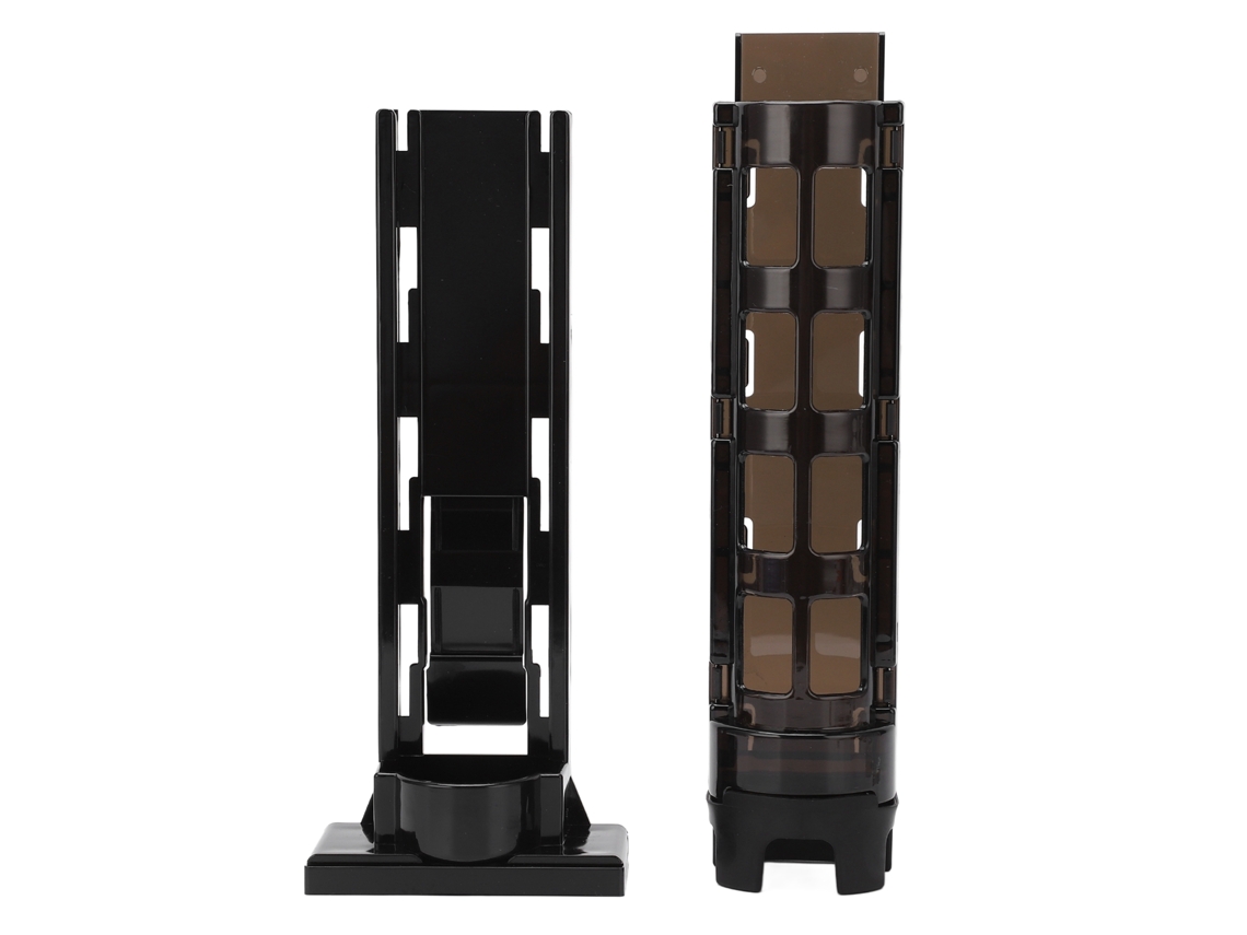 Soporte para cañas de pescar, caja de pesca, negro