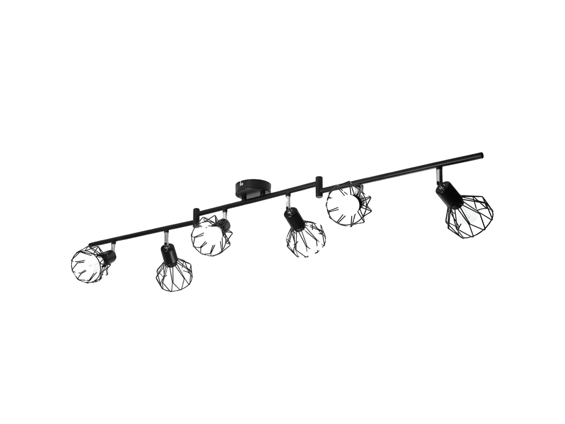 Foco de techo, estilo vintage, diseño ajustable, 6 luces, sin bombilla, OEM