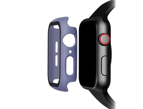 Carcasa de Reloj SLOWMOOSE para Apple Watch Screen Protector Cover Case Case Bumper (Azul - 40Mm Série 4 5 6 Se)