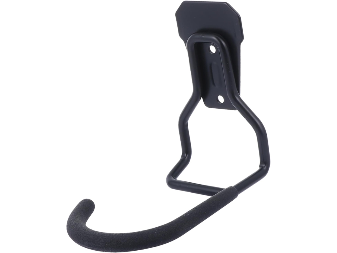 Gancho Hierro Negro Bicicletas Almacenamiento Pared Resistente Tornillos Garaje Soporte Robusto Muebles Baño