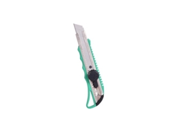 Cuter 18mm Preciso Verde Retract.guia Inox.bloqueo De Rueda Antideslizante Ergonomico 3x15,5x5cm