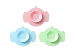 3 Piezas De Ventosa Para Cuenco De Silicona Para Niños, Ventosa Para Fijación De Utensilios De Bebé Webake