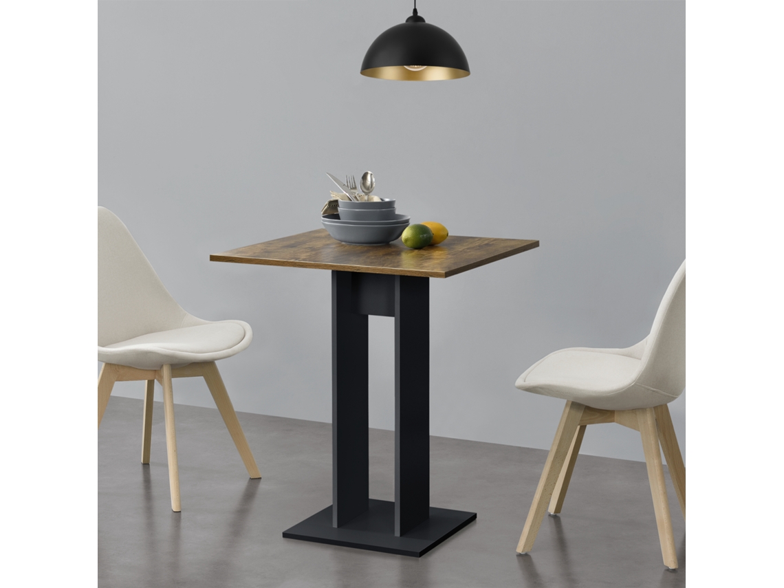 Mesa de Comedor [EN.CASA]  (Marrón - Tablero Recubierto De Melamina - 65 x 65 x 78 cm)