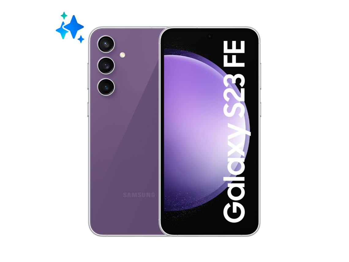 Smartphone Galaxy S23 Fe 128 Gb Morado Reacondicionado Señales De Uso