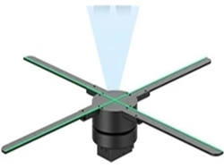 Para Empresas Y Comercios: Proyector De Ventiladores Con Hologramas 3d