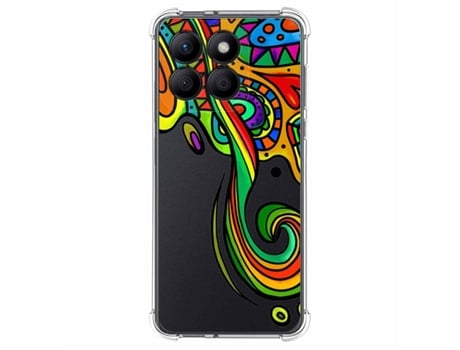 Funda Diseño Colores para Honor X8B TUMUNDOSMARTPHONE Silicona Multicolor