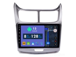 Coche Radio Android Auto Autoradio 8GB RAM 128G ROM CarPlay Navegación GPS Pantalla Táctil RoverOne para Chevrolet Sail 2009 - 2013 