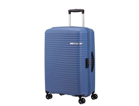 Mala de Viagem Média Liftoff 67Cm 4 Rodas Azul 70L